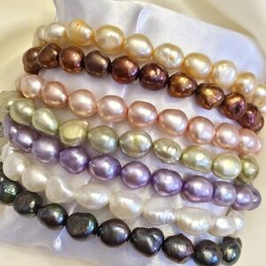 7 Freshwater Pearl Bracelet Set
